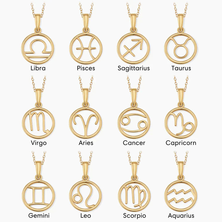 Pernel | Zodiac Pendant Necklace