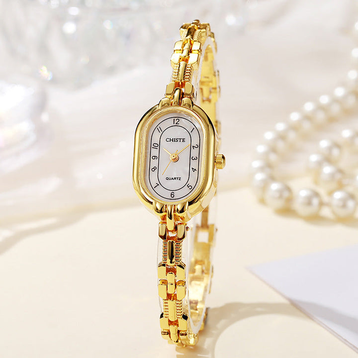 Katla | Gold Oval Dial Watch