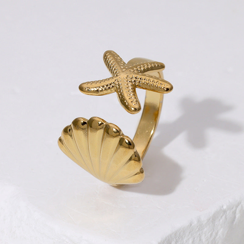 Zinnara | Ocean-Inspired Open Ring