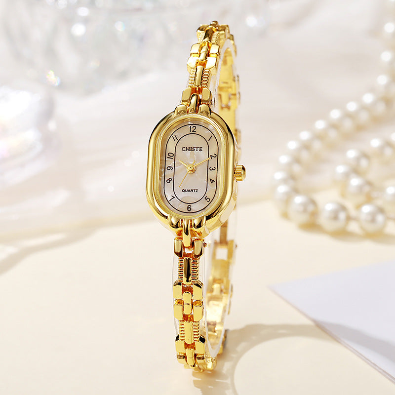 Katla | Gold Oval Dial Watch