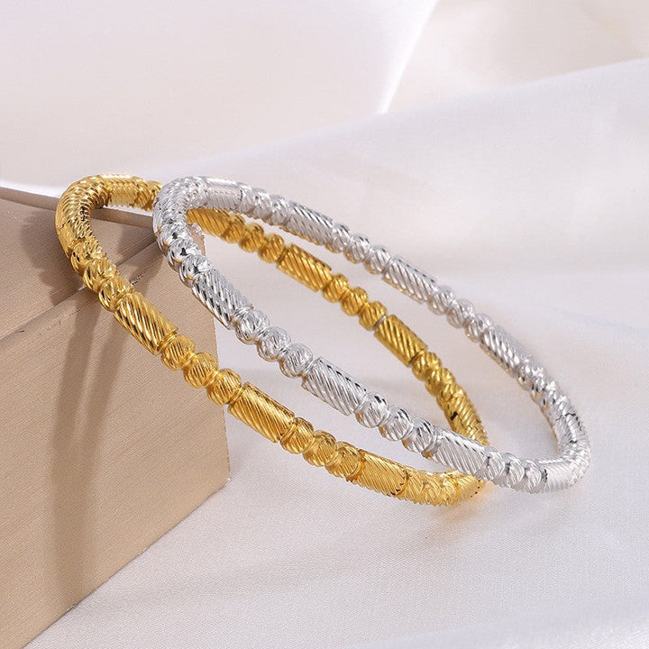 Tressa | Radiance Textured Bangles