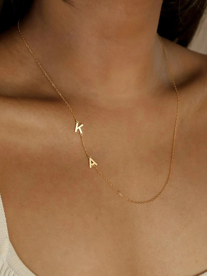 INTERTWINED INITIALS  - NECKLACE