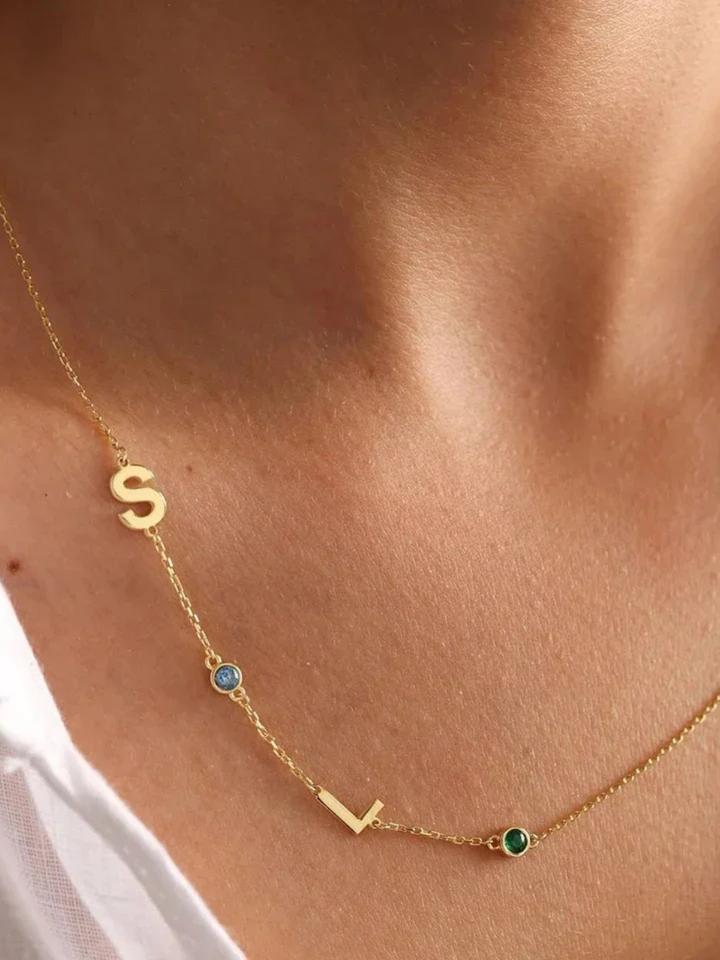 BIRTHSTONES  - NECKLACE