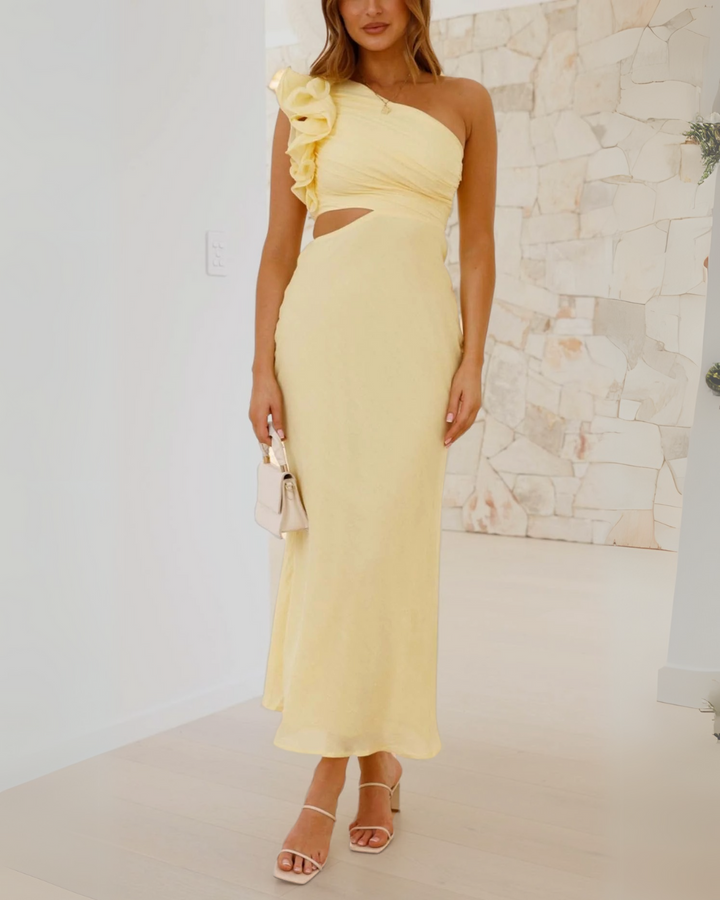 Seren | Robe à découpes Limoncella