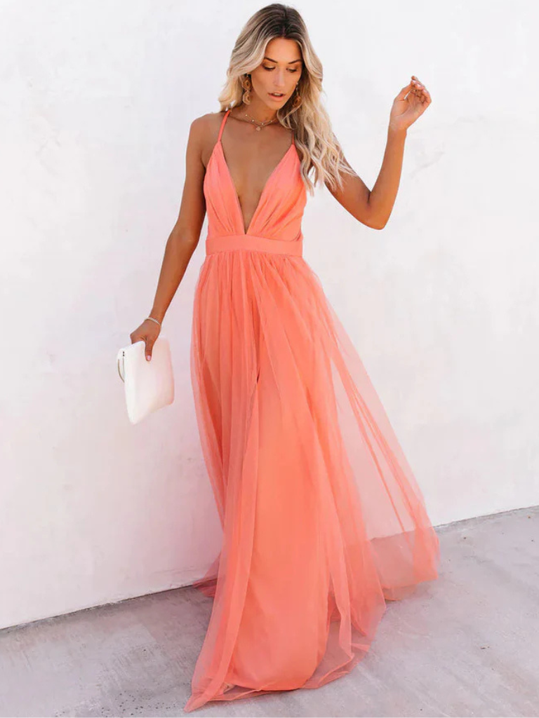 Vesper | Robe en Tulle Rayonnante