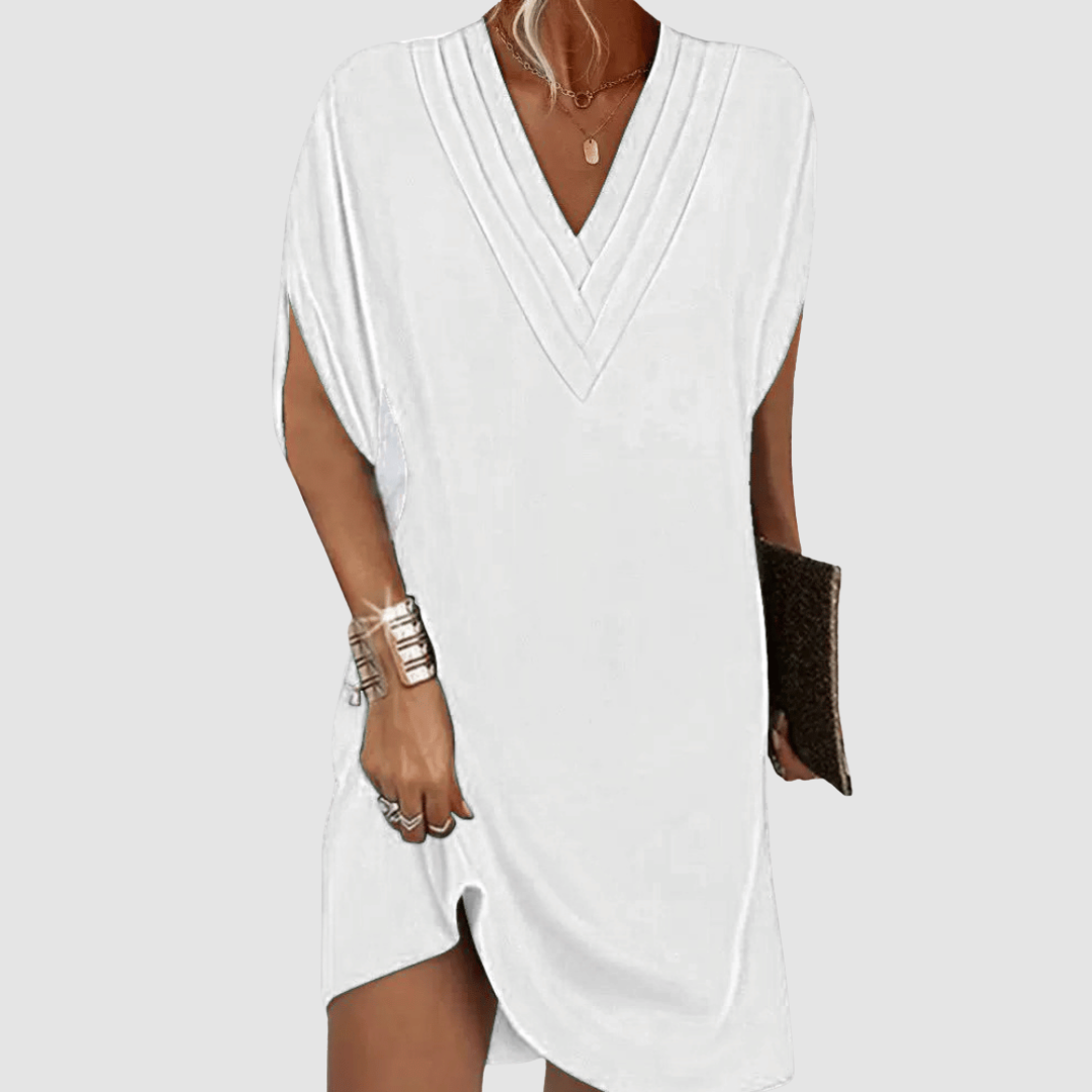 Alysa™ Elegant Half-Sleeve Dress