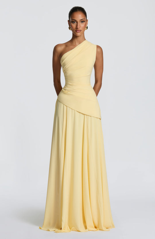 Bianca Maxi Dress - Lemon