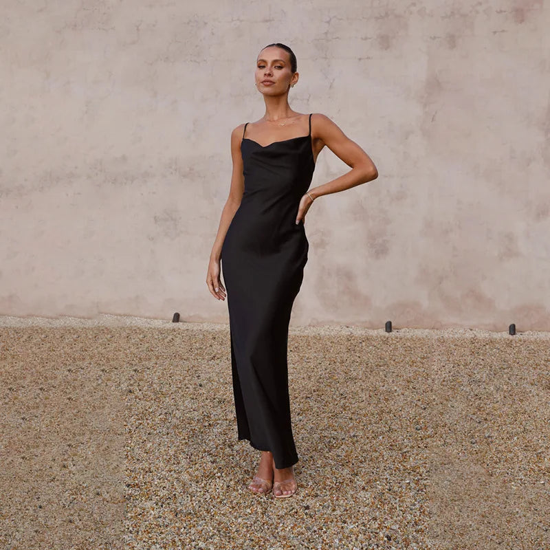 Sorrel | Robe en Satin Rayonnant