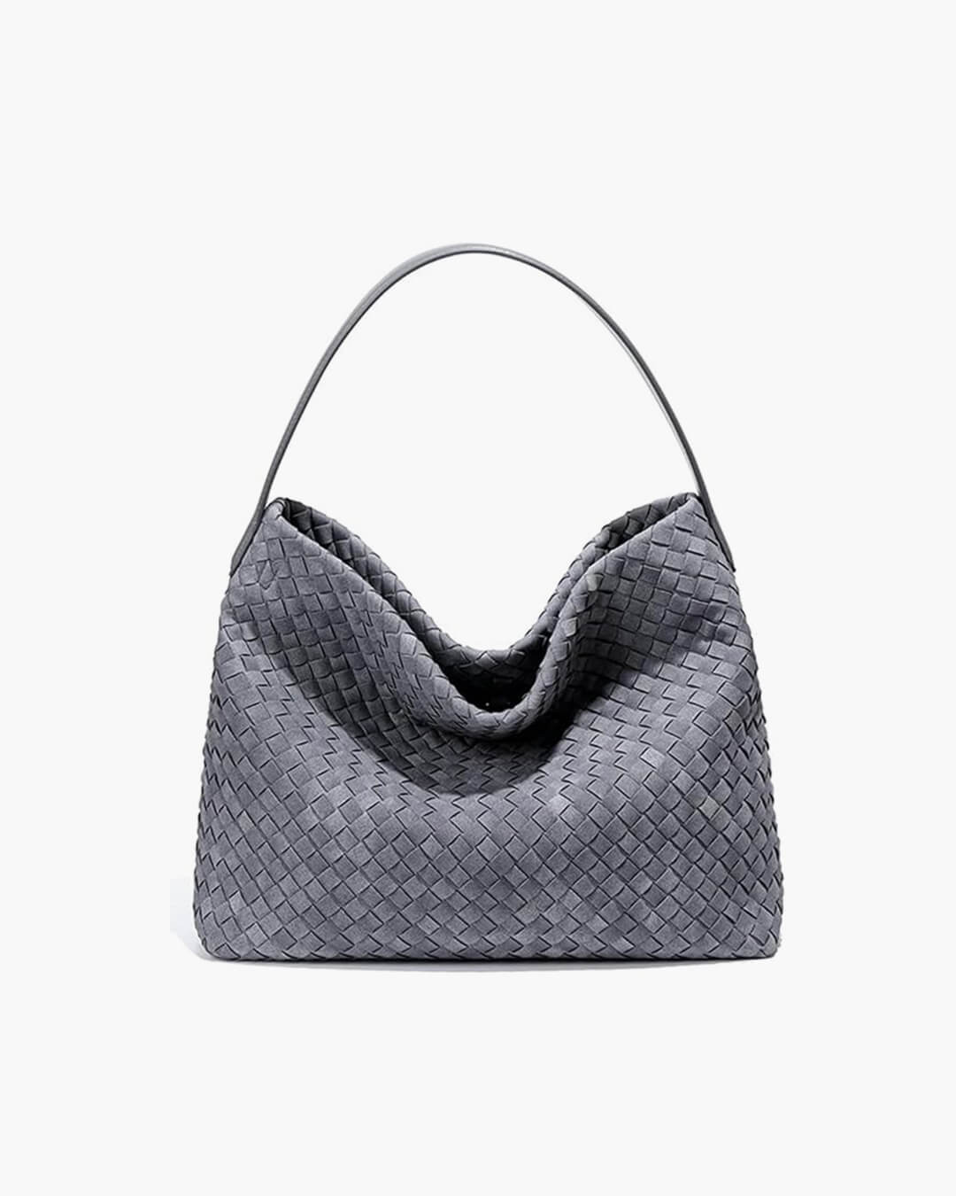 Dove | Woven Suede Tote Bag