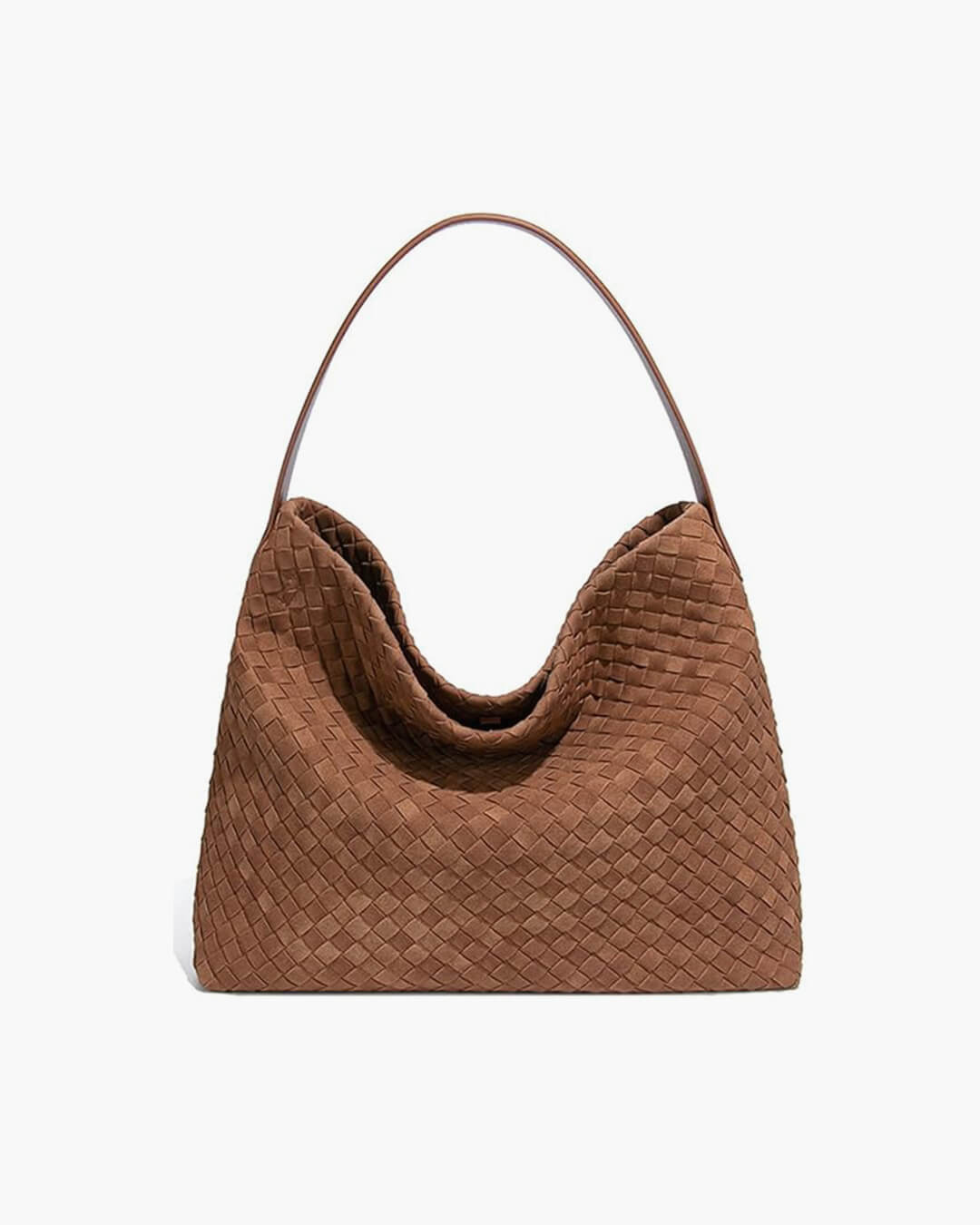 Dove | Woven Suede Tote Bag