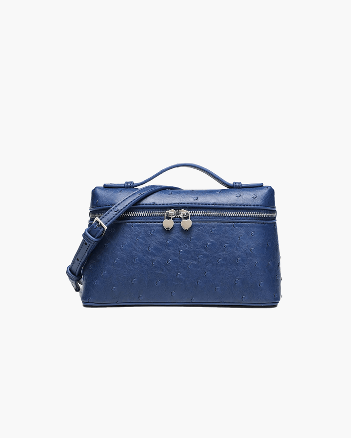 Calluna | Ostrich-Embossed Leather Handbag