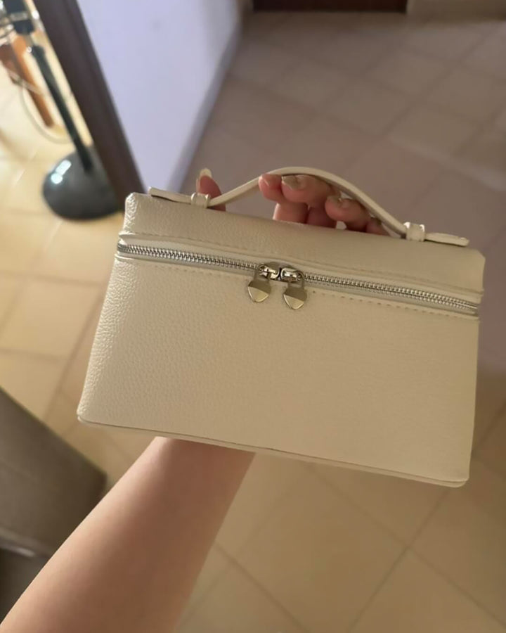 Desdemona | Pebbled Leather Box Bag