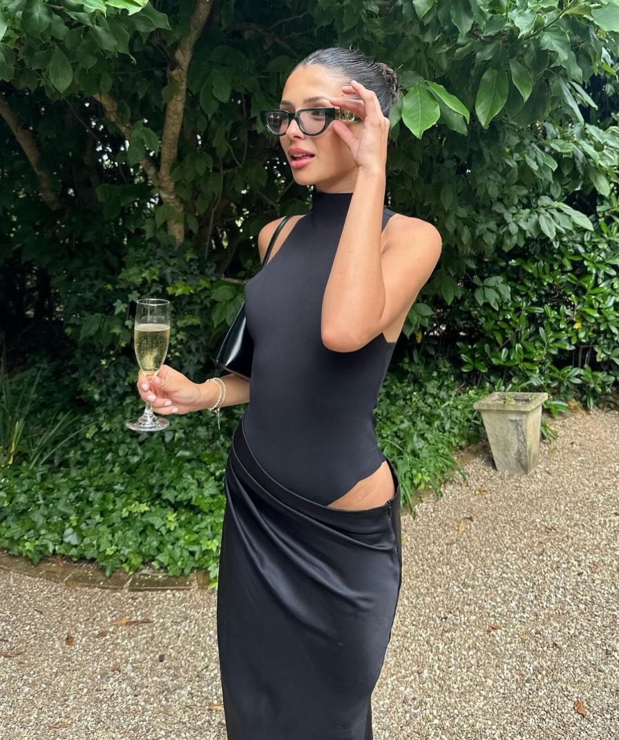 Kelvera | Cut-Out High Neck Maxi Dress