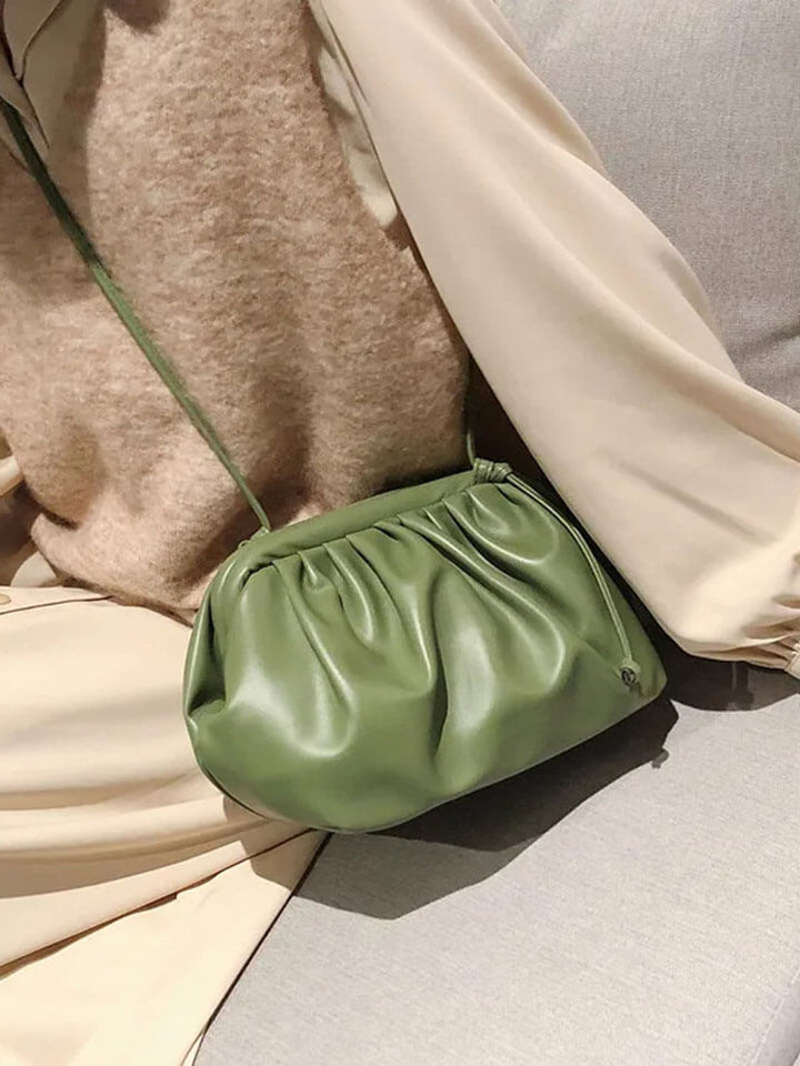 Sibylla | Drawstring Leather Pouch Bag