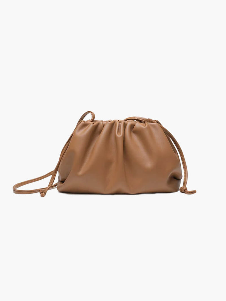 Sibylla | Drawstring Leather Pouch Bag