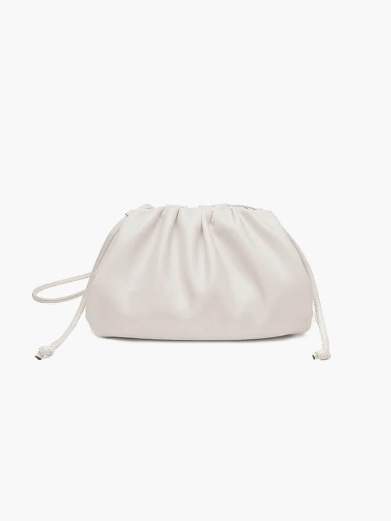 Sibylla | Drawstring Leather Pouch Bag
