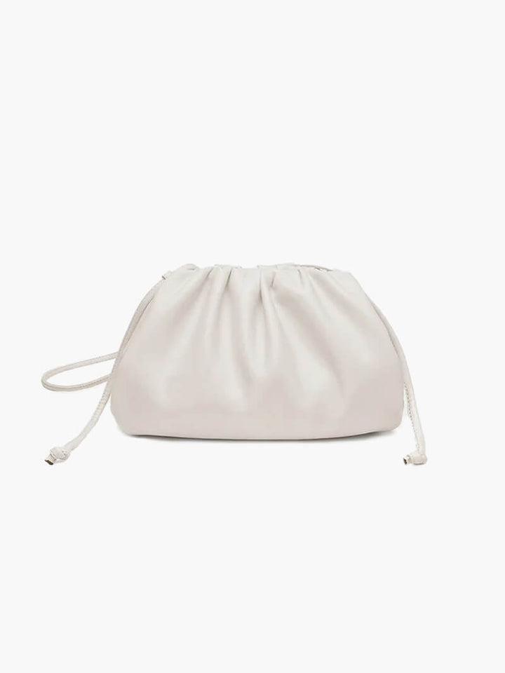 Sibylla | Drawstring Leather Pouch Bag