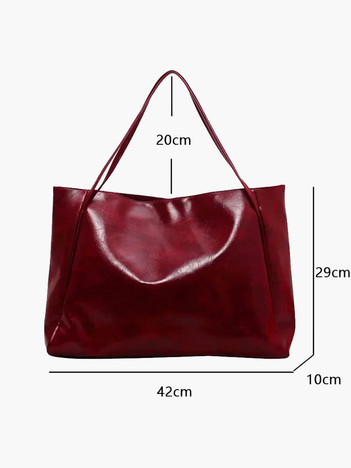 Briar | Faux Leather Tote Bag