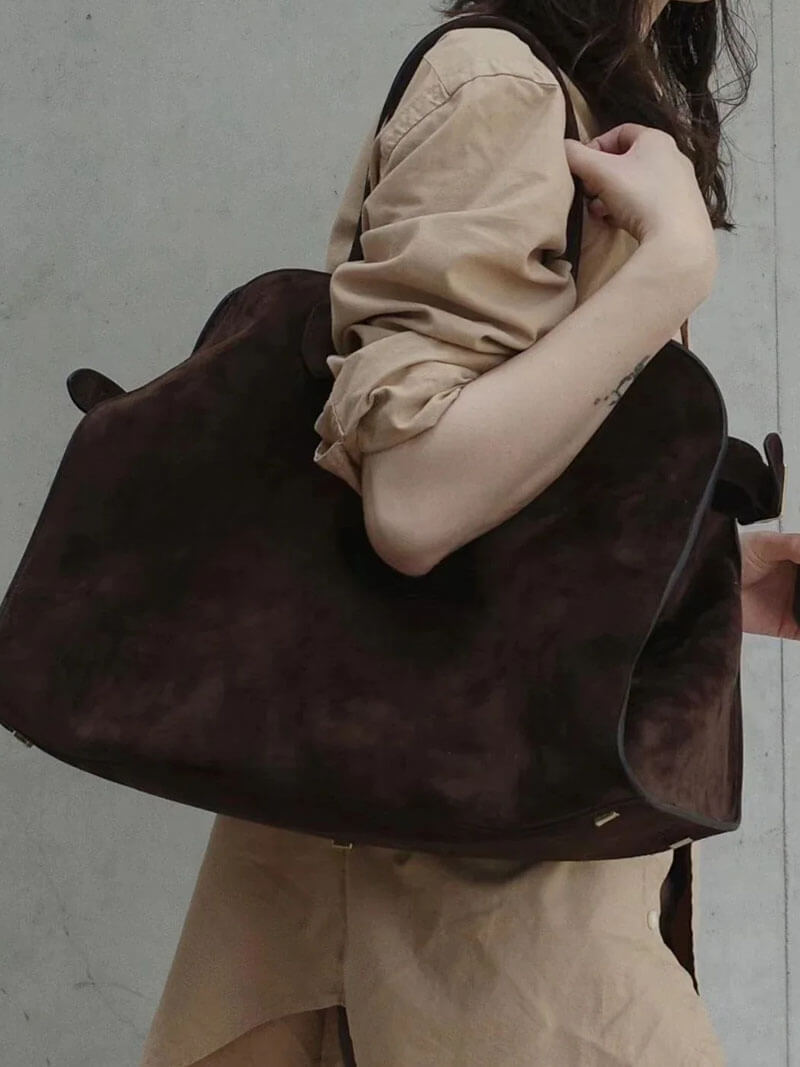 Honoria | Suede Tote Bag