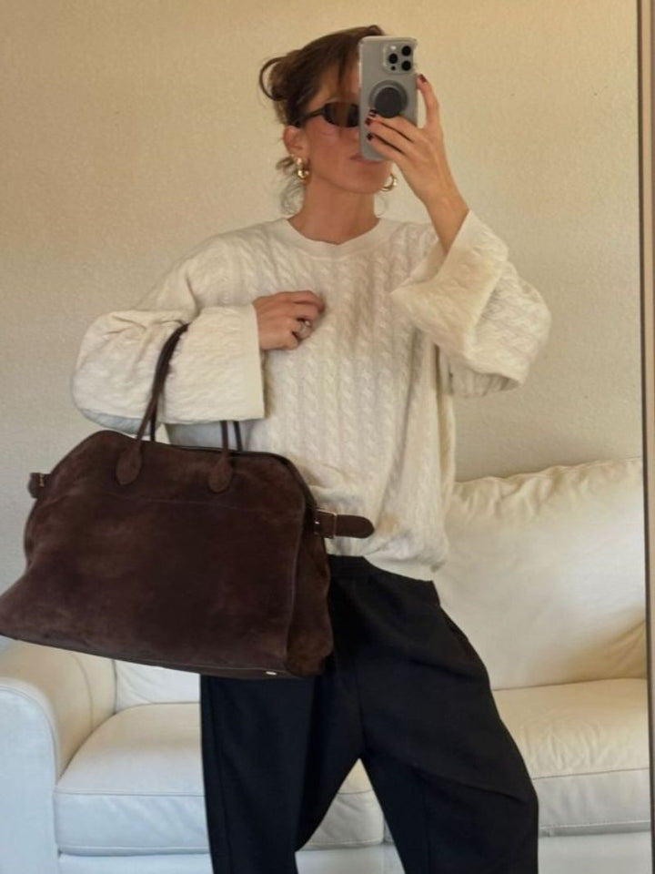 Honoria | Suede Tote Bag