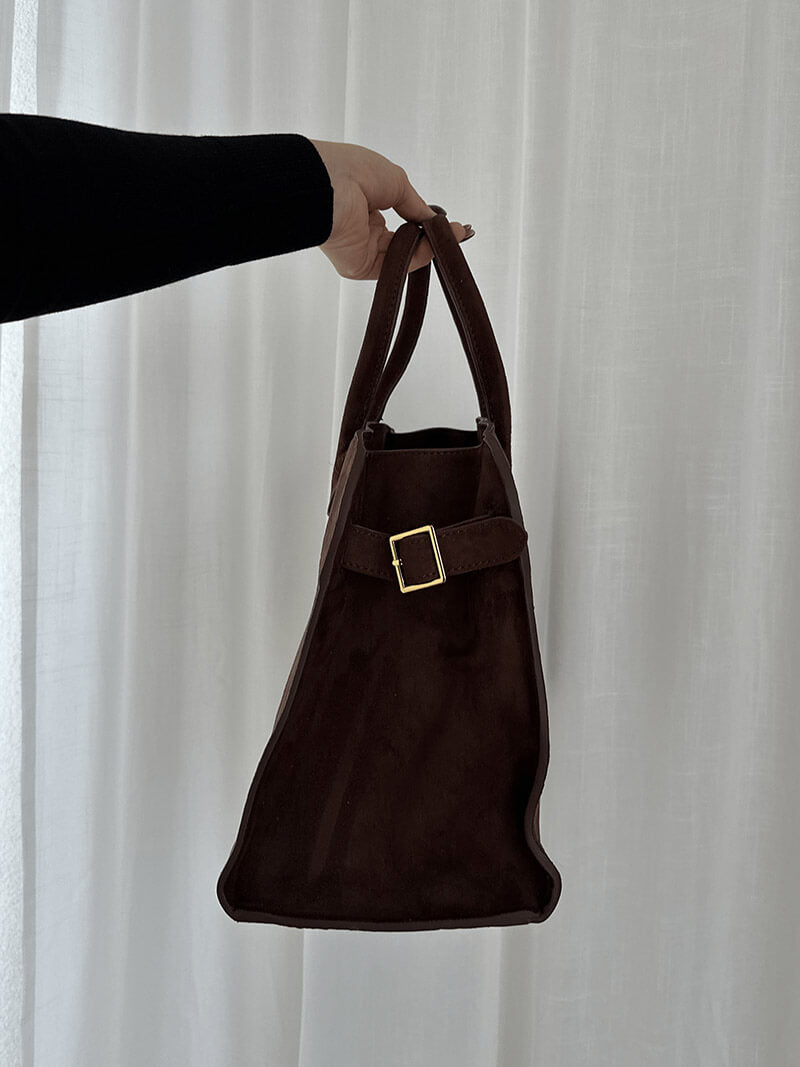 Honoria | Suede Tote Bag