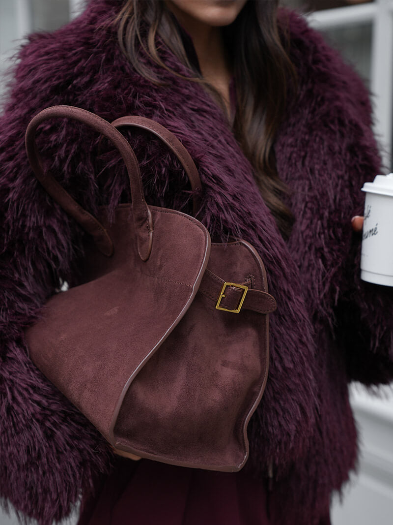 Honoria | Suede Tote Bag