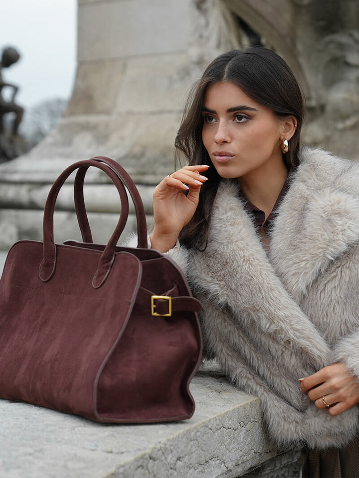 Honoria | Suede Tote Bag