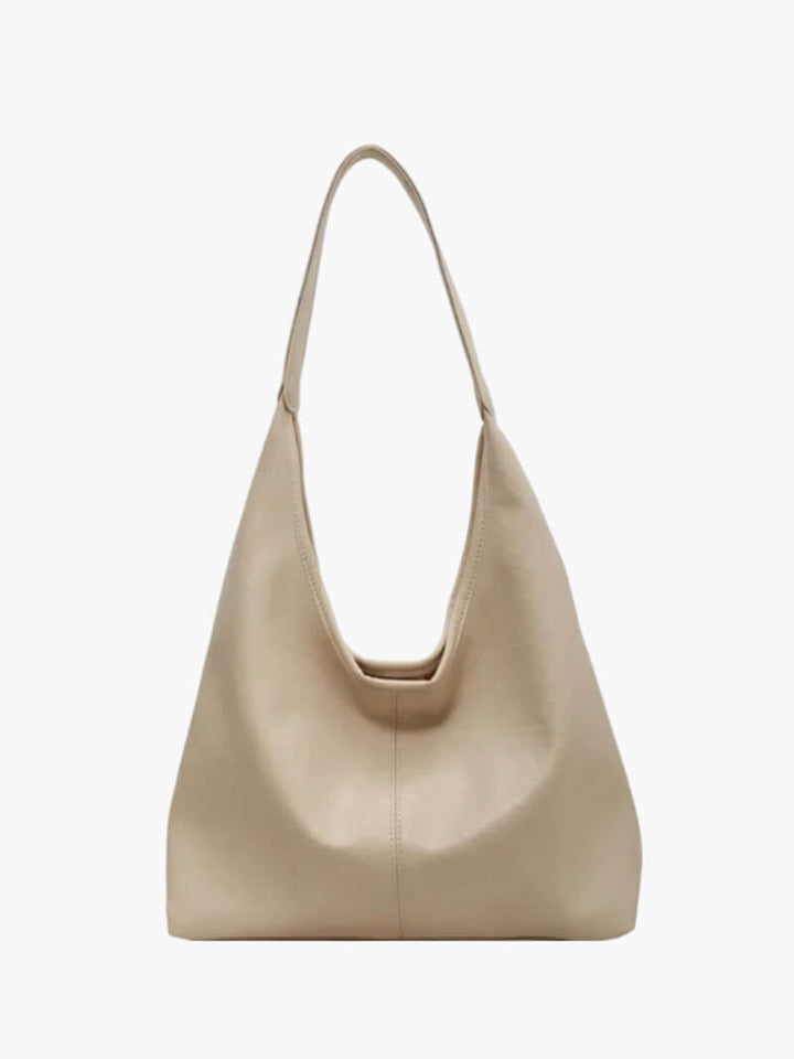 Delyth | Glazed Leather Shoulder Bag