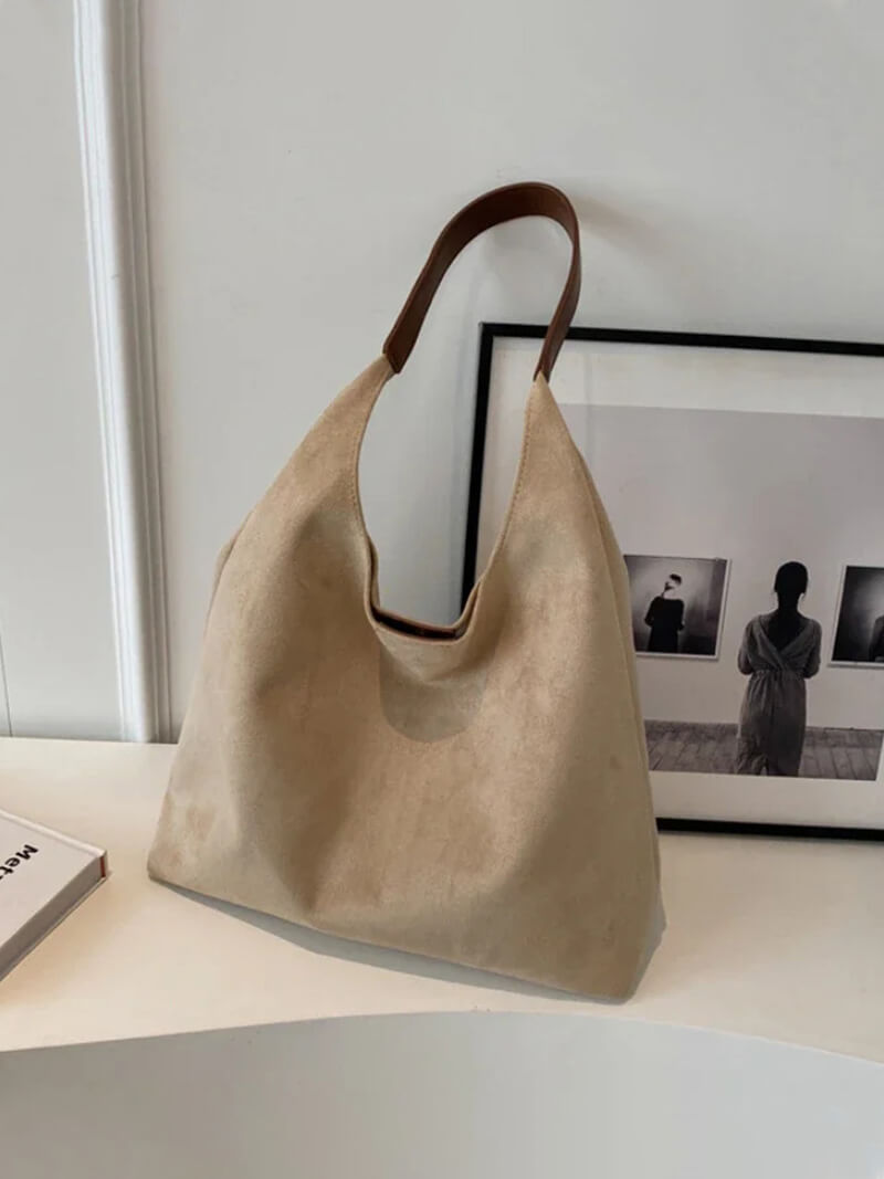 Cariad | Minimalist Suede Shoulder Bag
