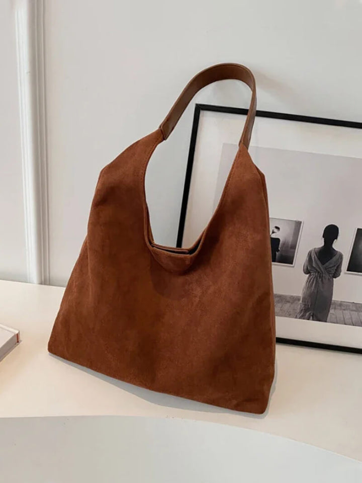 Cariad | Minimalist Suede Shoulder Bag