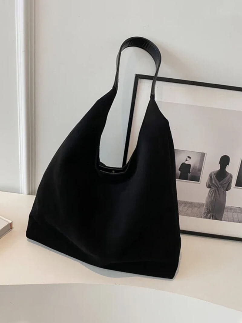 Cariad | Minimalist Suede Shoulder Bag