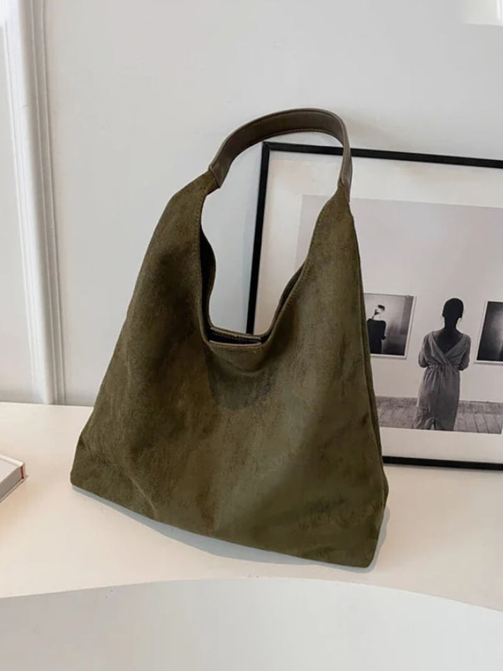 Cariad | Minimalist Suede Shoulder Bag