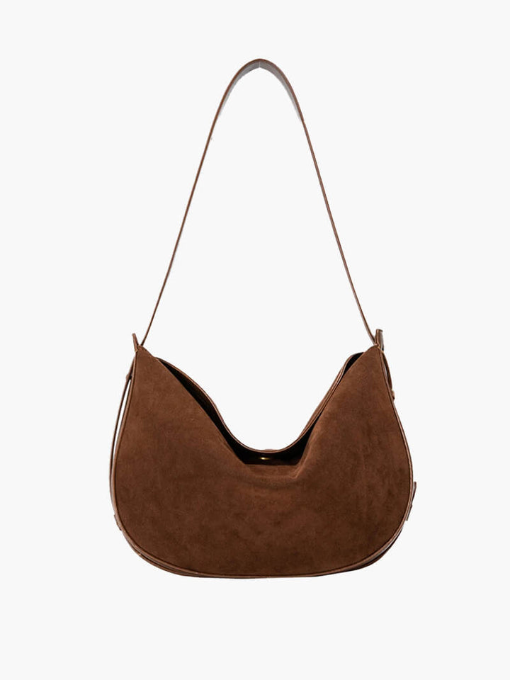 Fflur | Faux Suede Hobo Bag