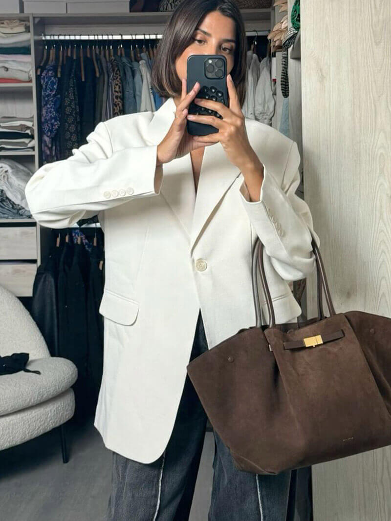 Theodosia | Suede Shoulder Bag
