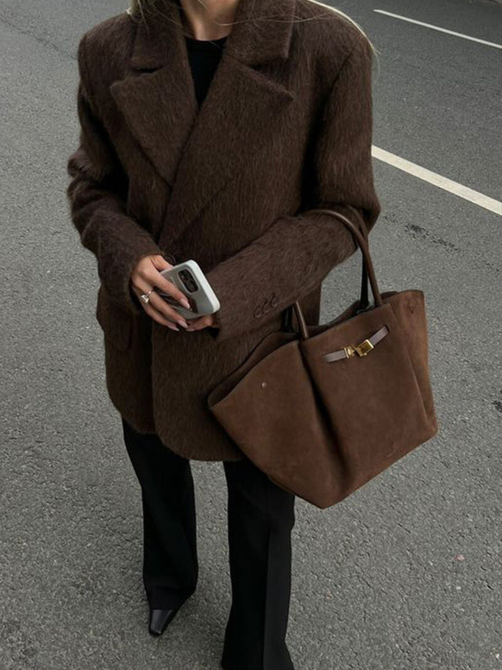 Theodosia | Suede Shoulder Bag