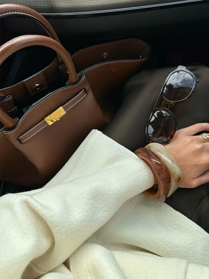 Cerys | Leather Tote Bag