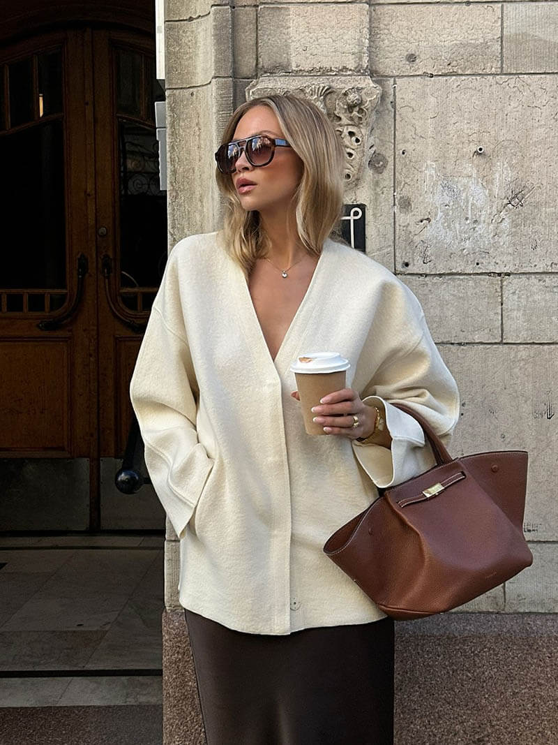 Cerys | Leather Tote Bag