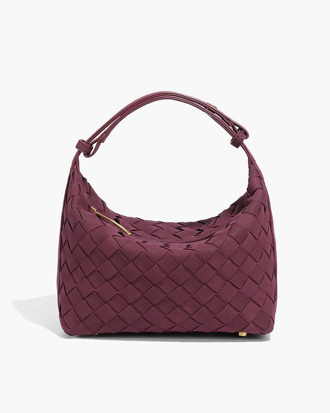 Perpetua | Woven Suede Hobo Bag