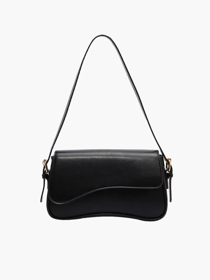 Sylvaine | Curved Flap Shoulder Bag