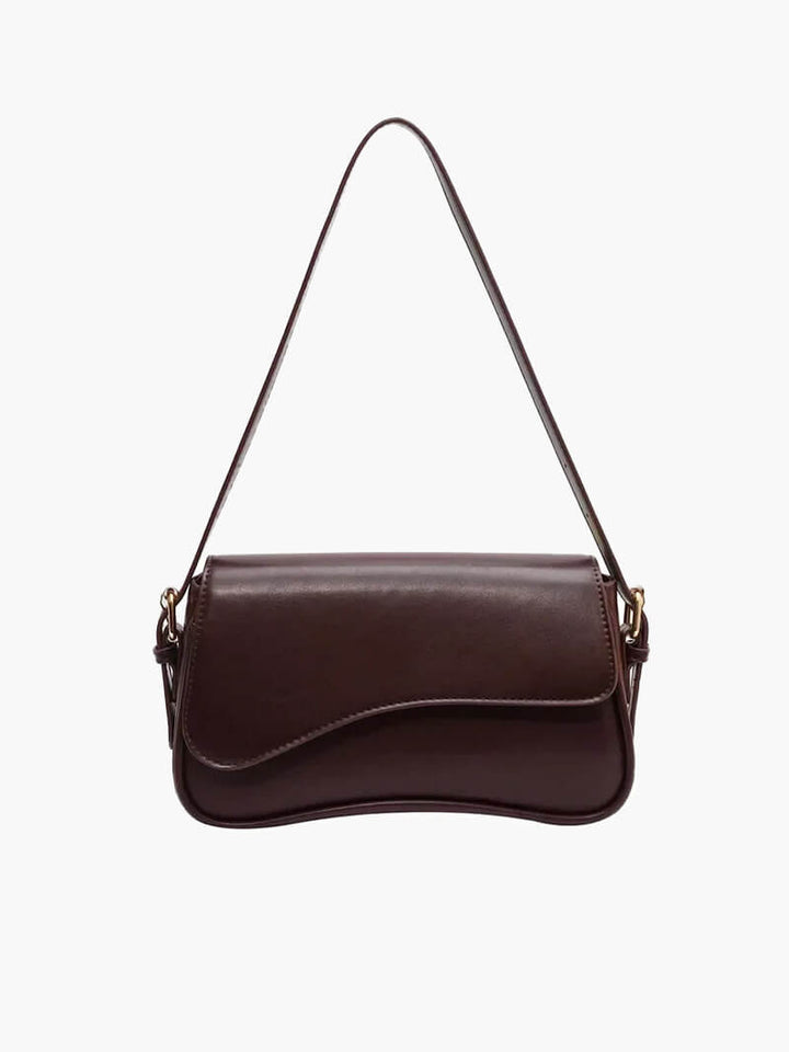 Sylvaine | Curved Flap Shoulder Bag