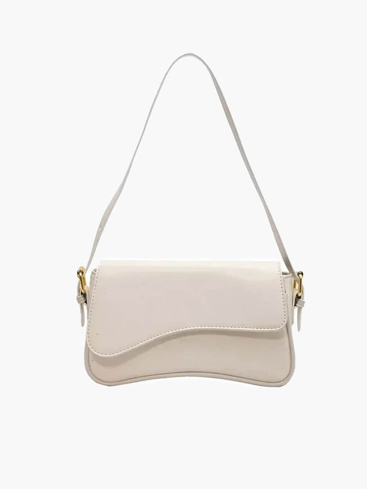 Sylvaine | Curved Flap Shoulder Bag