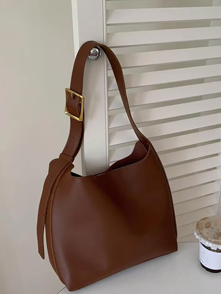 Beryl | Minimalist Leather Shoulder Bag Set