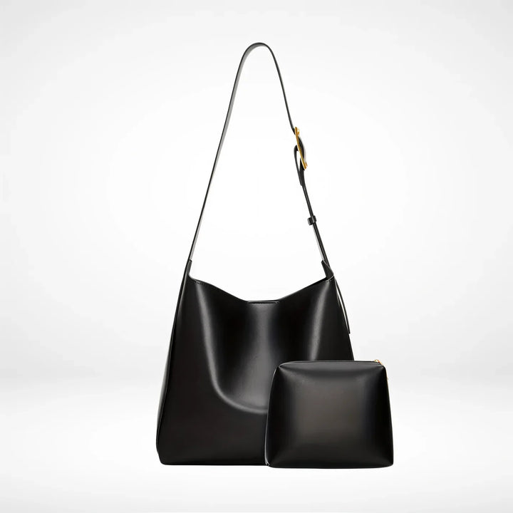 Beryl | Minimalist Leather Shoulder Bag Set