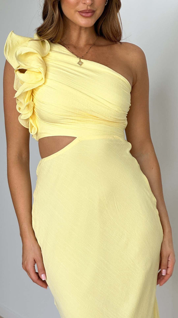 Seren | Robe à découpes Limoncella