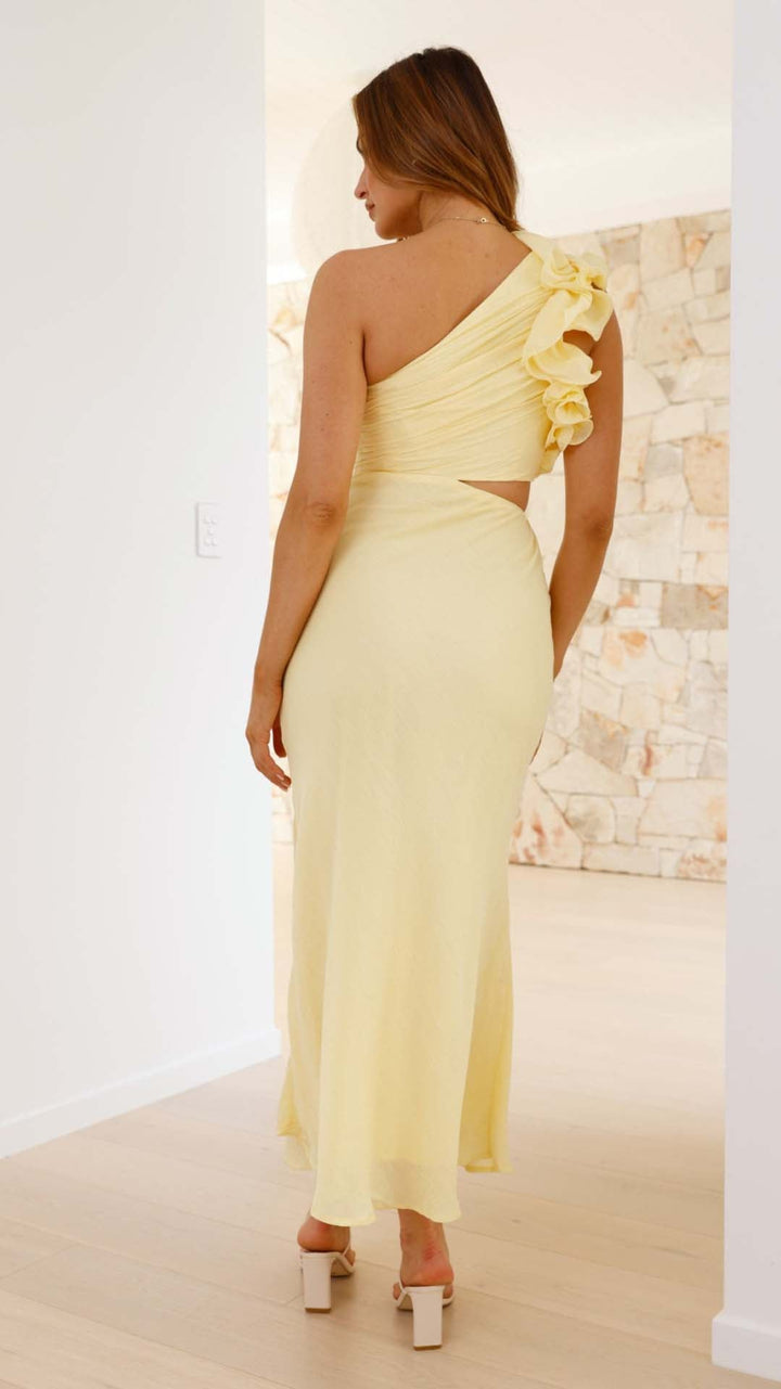 Seren | Robe à découpes Limoncella