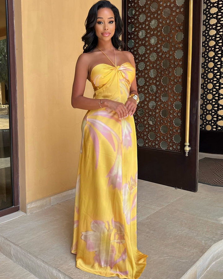 Aisla | Radiant Satin Gown