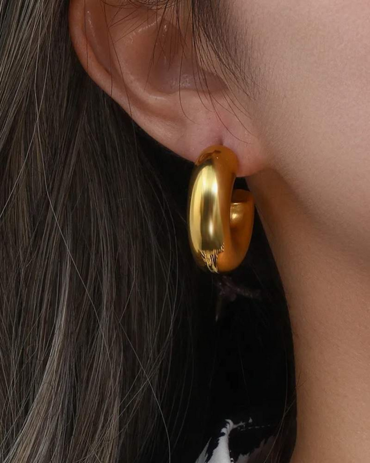 Belphoebe | Chunky C-Hoop Earrings