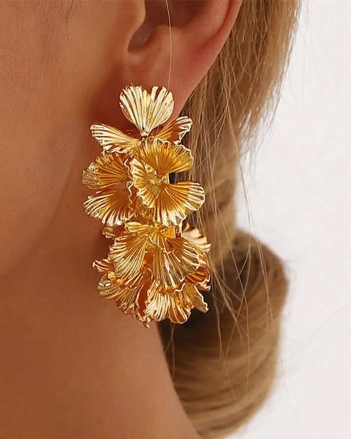 Iseabail | Floral Curve Earrings