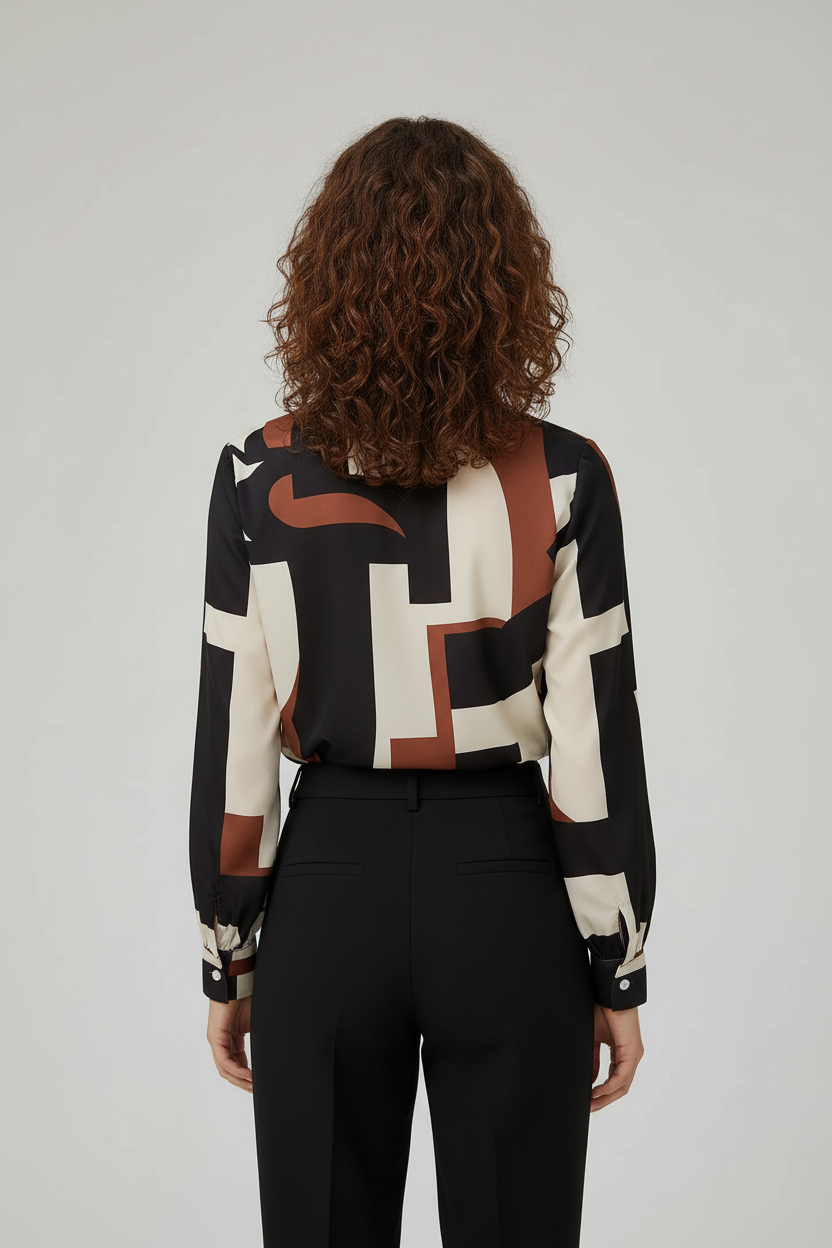 Full body back view