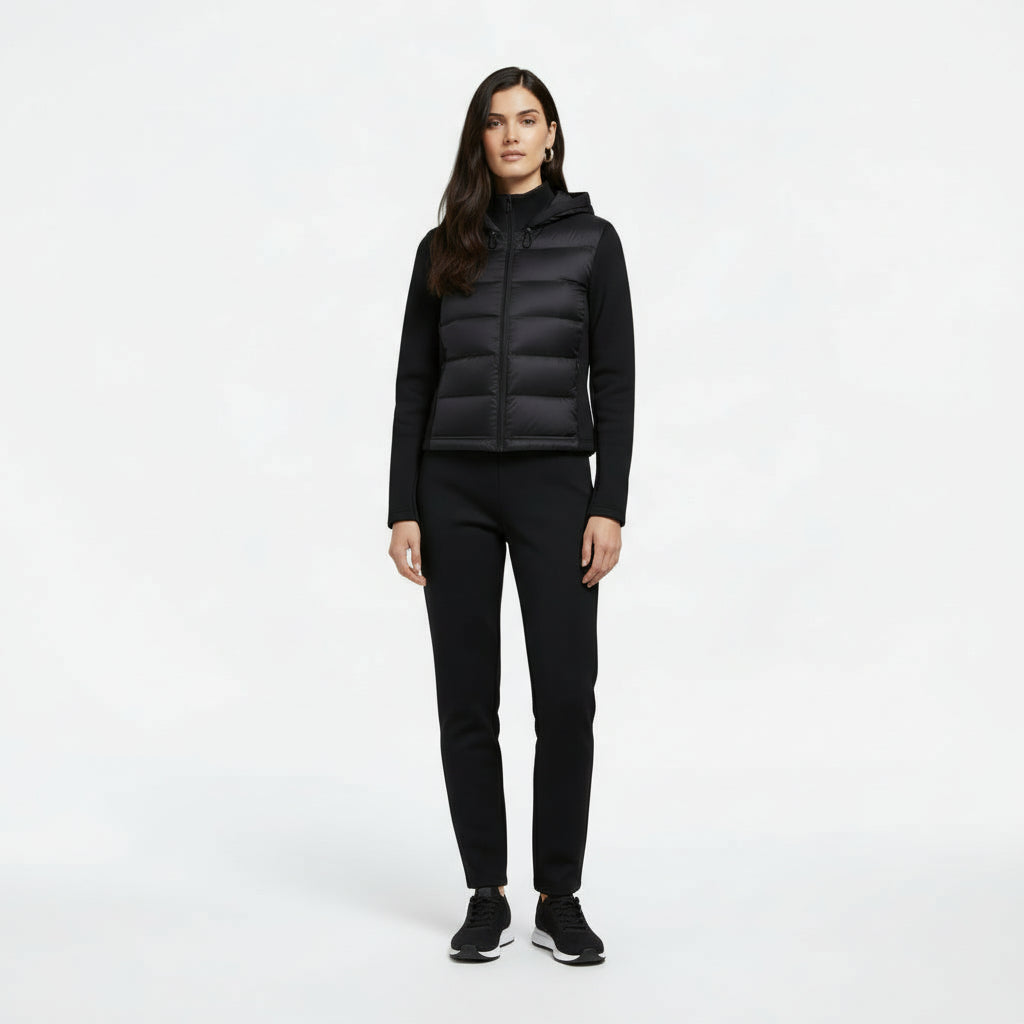 Women’s Lightweight Zip-Front Cotton-Blend Casual Coat